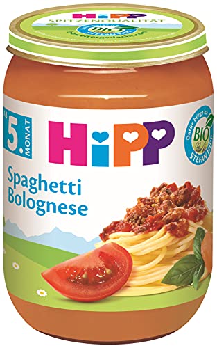 HiPP Spaghetti Bolognese, 6er Pack (6 x 190 g) von HiPP