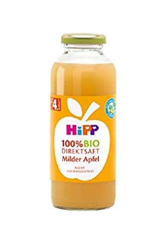 Hipp 100% Bio-Direkt-Säfte, Direktsaft Milder Apfel, 6er Pack (6 x 330 ml) von HiPP
