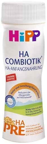 Hipp Combiotik HA PRE trinkfertige Milch, 200ml, 6er-Pack (6 x 200ml) von HiPP