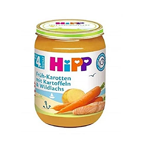 Hipp Früh-Karotten mit Kartoffeln und Wildlachs, 190 g von HiPP