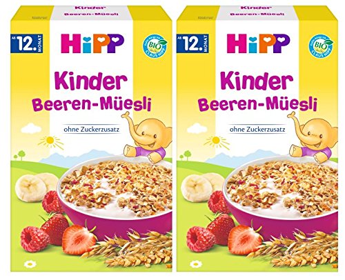 Hipp Kinder Beeren-Müsli, ab dem 12. Monat, 2er (2 x 200g) von HiPP