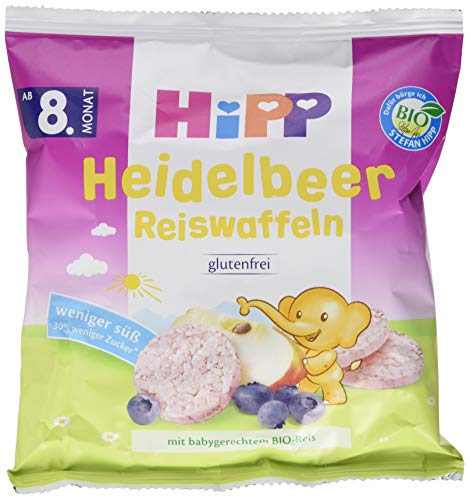 Hipp Reiswaffeln Heidelbeer 8 Monate, 30 g von HiPP