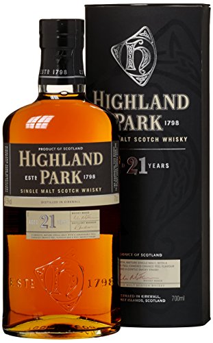 Highland Park 21 Years Old mit Geschenkverpackung Whisky (1 x 0.7 l) von Highland Park