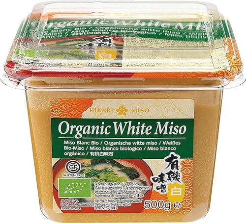 Hikari Miso Organic White Miso, Weißes Bio Miso aus Japan, Bio Miso-Paste weiß, 500 g von Hikari Miso