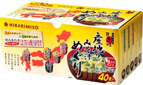 Hikari Miso miso Suppe Soup assortment 40 meals von ひかり味噌