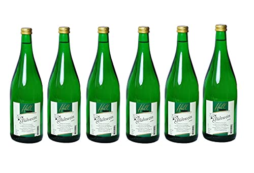 6x Hill Glühwein weiß 1.0 Ltr. mit 12% Alkohol ohne MHD von Hill