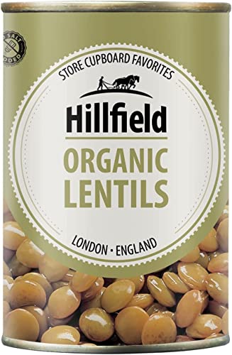 Hillfield Organic Lentils - No Salt Added 400g (Pack of 12) von Hillfield