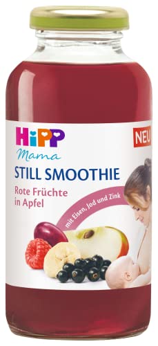HiPP Mama Still Smoothie Rote Früchte in Apfel mit Eisen, 200ml, 6er Pack (6 x 200ml) von Hipp Babysanft