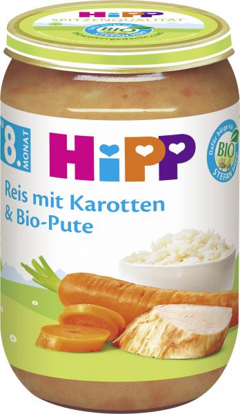 Hipp Reis mit Karotten & Bio Pute von Hipp