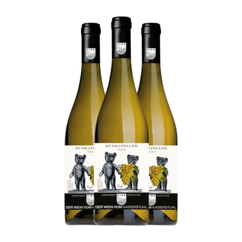 Hiss Muskateller Trocken 75 cl Weißwein (Karton mit 3 Flaschen von 75 cl) von Hiss