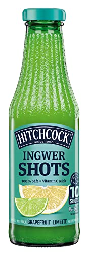 Hitchcock Ingwer Shot Grapefruit, 500 ml (Packung mit 6) von Hitchcock