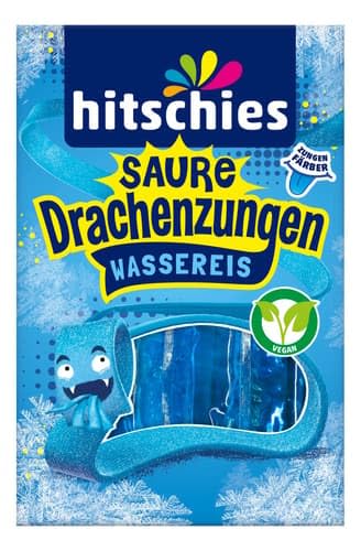 Hitschies Saure Drachenzungen Wassereis Blau (0.4 l) von Hitschler