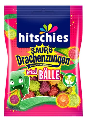 Hitschies Saure Drachenzungen brizzl Bälle (0.1 kg) von Hitschler