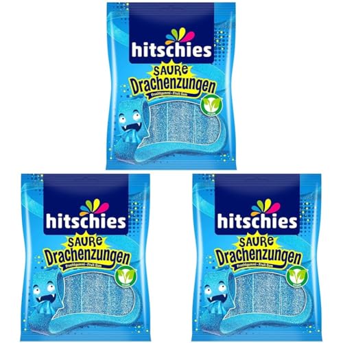 Hitschler Drachenzungen Blau, 125 g (Packung mit 3) von Hitschler