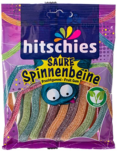 Hitschler Spinnenbeine 1 x 125g, Veganes Fruchtgummi von Hitschler