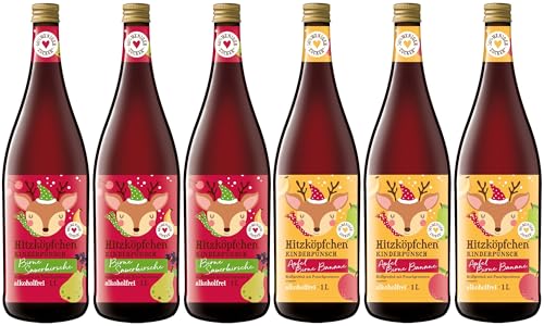 Hitzköpfchen Kinderpunsch Mix Alkoholfrei 6x1l von Hitzkopf