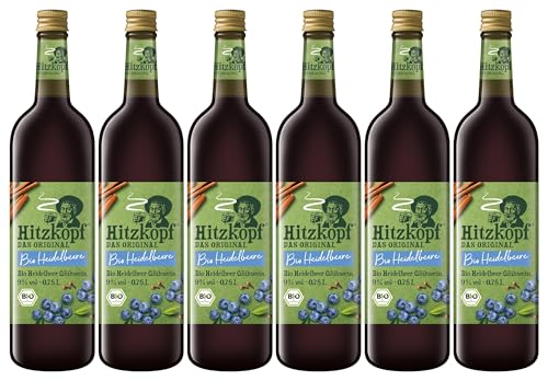 Hitzkopf Bio Heidelbeer-Glühwein 6 x 750ml von Hitzkopf