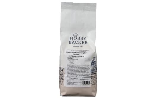 Hobbybäcker Backmischung für Brezeln & Laugengebäck (1 kg), schmeckt wie frisch aus der Backstube von Hobby BÄCKER