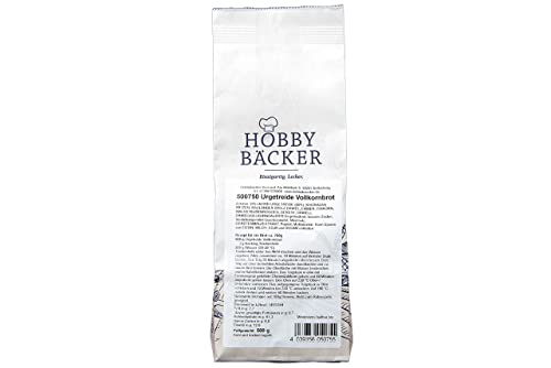 Hobbybäcker Backmischung für Urgetreide-Vollkornbrot (500 g), enthält 6 Urkornsorten, Brotbackmischung für Brot mit saftiger Krume und langer Frische von Hobby BÄCKER