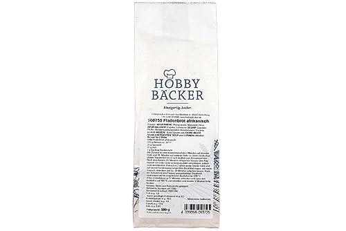 Hobbybäcker - Backmischung für afrikanisches Fladenbrot (500 g), Brotbackmischung für Dönerbrot, mild-aromatisch von Hobby BÄCKER