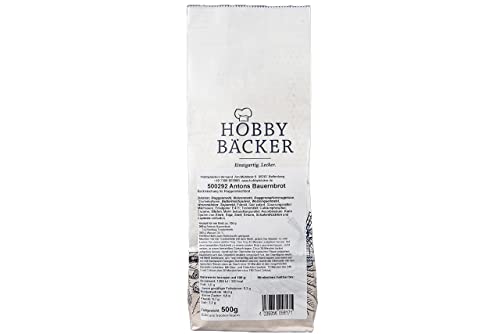 Hobbybäcker Brotbackmischung Antons Bauernbrot, 500g, für 1 Laib Brot von Hobby BÄCKER