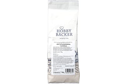 Hobbybäcker Brotbackmischung für Kastanienbrot, 1kg, für 2 Brote von Hobby BÄCKER