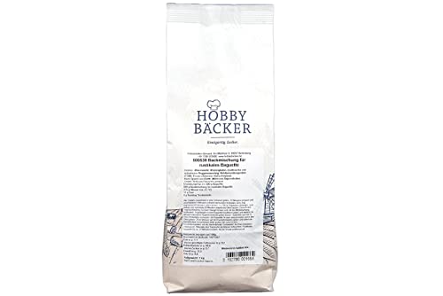 Hobbybäcker Brotbackmischung für rustikales französisches Baguette, 1kg von Hobby BÄCKER