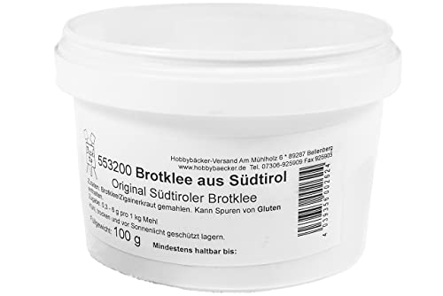 Hobbybäcker Brotklee aus Südtirol (1 kg), Brotgewürz für authentischen Geschmack Tiroler Brotspezialitäten, Brotgewürzmischung im Großpack von Hobby BÄCKER