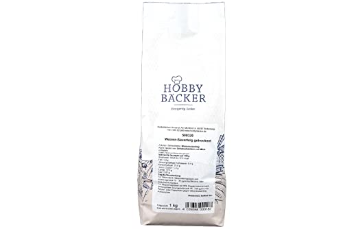 Hobbybäcker - Getrockneter Weizensauerteig (1 kg) - Zum Backen von Brot, Brötchen & Gebäck von Hobby BÄCKER