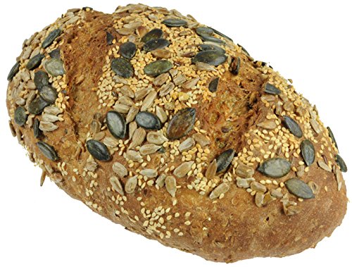 Hobbybäcker Kürbiskernbrot, ► Weizenmischbrot mit Kürbiskernen, Sojaschrot, Leinsamen, Sonnenblumenkernen, 1 kg von Hobbybäcker.de