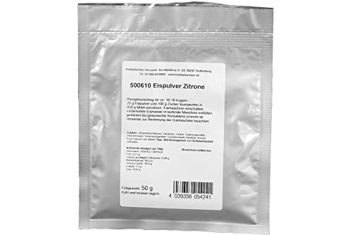 Hobbybäcker.de - Eispulver Zitrone 50 g von Hobbybäcker