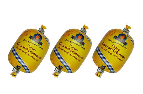 Höhenrainer Puten-Gourmet-Leberwurst-Kugeln fein, 10 x 50 g von Höhenrainer Delikatessen GmbH