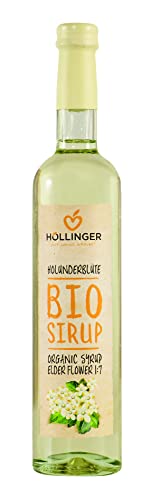 Höllinger Bio Holunderblütensirup, 6x0.5L Glas von Höllinger