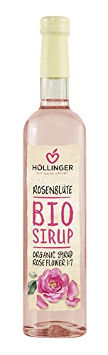 Höllinger Bio Rosenblütensirup, 6x0.5L Glas von Höllinger