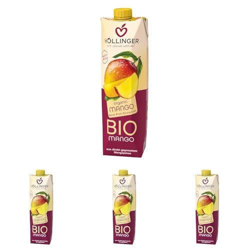 Höllinger BIO Mango, 1000 ml (Packung mit 4) von Höllinger