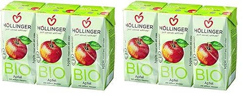 Höllinger BIO Schulsaft Apfel 24x200 ml (Packung mit 2) von Höllinger