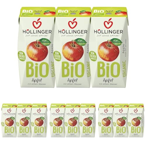 Höllinger BIO Schulsaft Apfel 3x200ml, 600 ml (Packung mit 4) von Höllinger