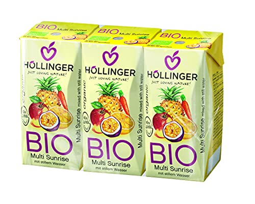 Höllinger BIO Schulsaft Multi Sunrise 3x200ml, 600ml von Höllinger