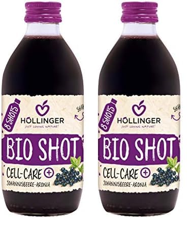 Höllinger Bio Shot Cell Care+, 330 ml (Packung mit 2) von Höllinger