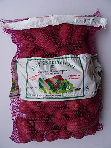 Kartoffel 10 kg rote Laura mittelgroße, frische deutsche Speisekartoffeln, vorwiegend festkochend, ROTE Schale Potato, von Hof-Burmeister