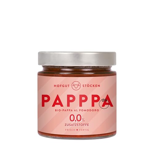 Hofgut Stöcken | PAPPPA Bio-Pappa al Pomodoro | Italienische Tomatensuppe | Vegan & Ohne Zusatzstoffe | 330ml von Hofgut Stöcken