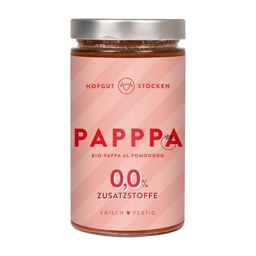 Hofgut Stöcken | PAPPPA Bio-Pappa al Pomodoro | Italienische Tomatensuppe | Vegan & Ohne Zusatzstoffe | 620ml von Hofgut Stöcken