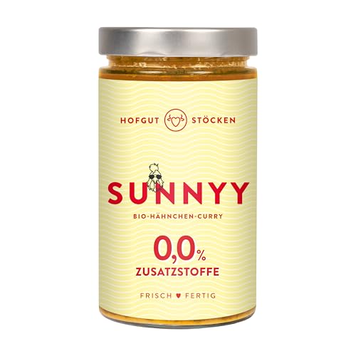 Hofgut Stöcken | SUNNYY Bio-Hähnchen-Curry mit Kokosmilch, Gemüse & Gewürzen | Aromatisch & ohne Zusatzstoffe | 620ml von Hofgut Stöcken