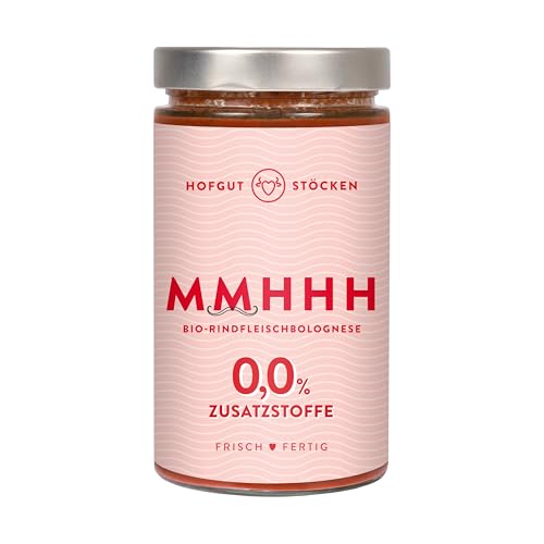 MMHHH - Bio-Rindfleischbolognese (620ml, Bio-Bolognese) von Hofgut Stöcken