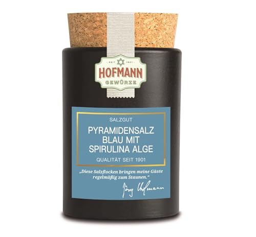 Hofmann Gewürze Salzgut Pyramidensalz Blau mit Spirulina Alge, 55g von Hofmann Gewürze