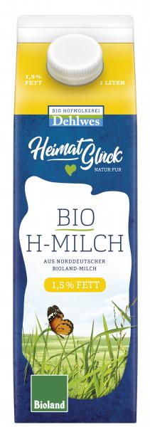 Dehlwes Bio H-Milch 1,5% von Hofmolkerei Dehlwes