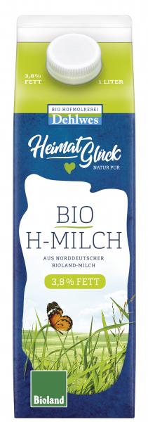 Dehlwes Bio H-Milch 3,8% von Hofmolkerei Dehlwes