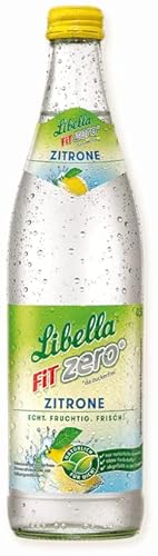 Libella FIT ZERO Zitrone Zitronenlimonade - Mehrweg - 20x0,5l mit Träger von Hohenthanner