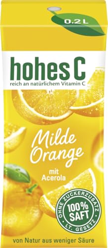 Hohes C Mild Fruchtsaft Milde Orange, 200 ml von Hohes C