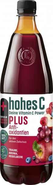 Hohes C Plus Antioxidantien Traube-Aronia-Heidelbeere (Einweg) von Hohes C